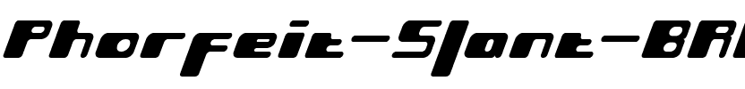 Phorfeit Slant (BRK) Regular.ttf