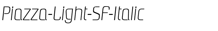 Piazza Light SF Italic.ttf