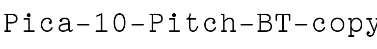 Pica10 BT Roman.ttf