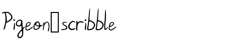 Pigeon_scribble Medium.ttf