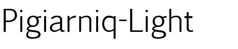 Pigiarniq Light Regular.ttf