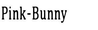 Pink Bunny Regular.ttf