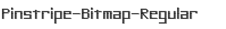 Pinstripe Bitmap Regular.ttf