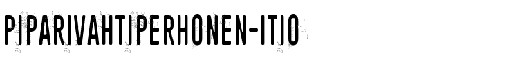 Piparivahtiperhonen Itio Regular.ttf
