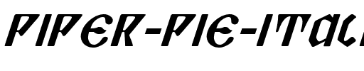 Piper Pie Italic Italic.ttf