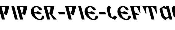 Piper Pie Leftalic Leftalic.ttf