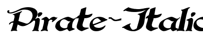 Pirate Italic.ttf
