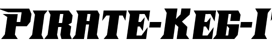 Pirate Keg Italic Italic.ttf