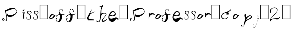 Piss off the Professor Normal.ttf