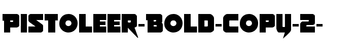 Pistoleer Bold Bold.ttf