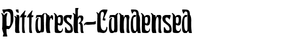 Pittoresk Condensed Regular.ttf