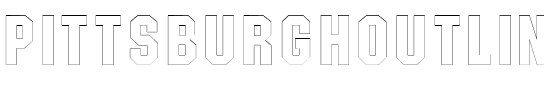 PittsburghOutline Regular.ttf