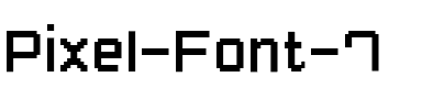 Pixel Font7 Regular.ttf
