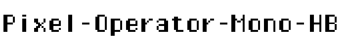 Pixel Operator Mono HB Regular.ttf