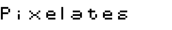 Pixelates Regular.ttf