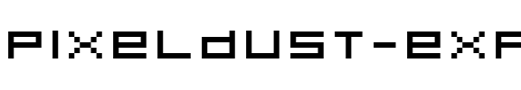 Pixeldust Expanded Regular.ttf