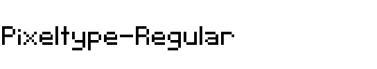 Pixeltype Regular.ttf