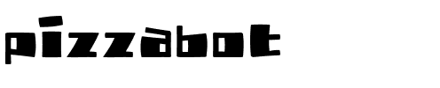 PizzaBot Regular.ttf