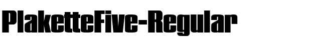 PlaketteFive Regular.ttf