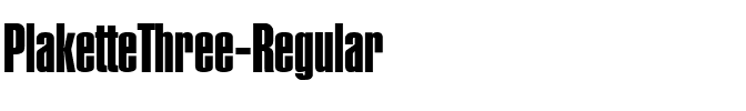 PlaketteThree Regular.ttf