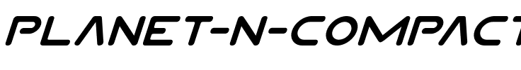 Planet N Compact Italic Italic.ttf
