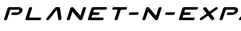 Planet N Expanded Italic Expanded Italic.ttf