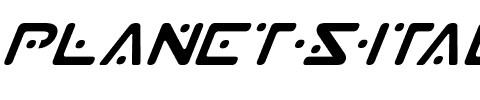 Planet S Italic Italic.ttf