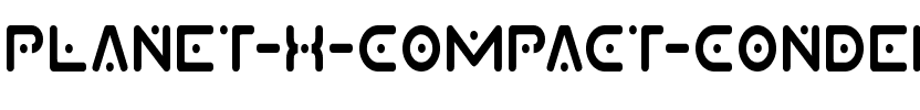 Planet X Compact Condensed Condensed.ttf