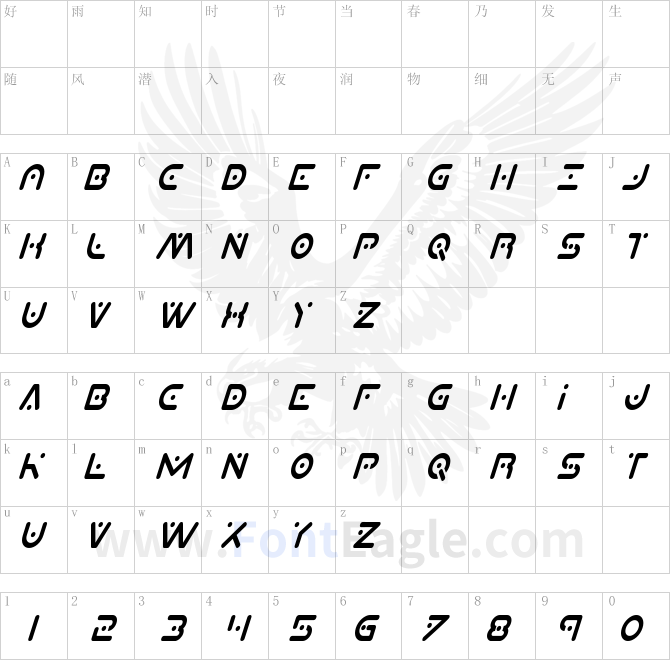 Planet-X-Condensed-Italic