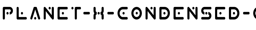Planet X Condensed Condensed.ttf