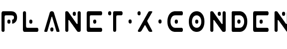 Planet X Condensed Condensed.ttf