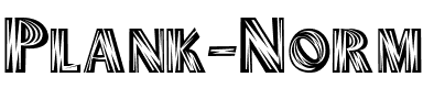 Plank  Normal.ttf