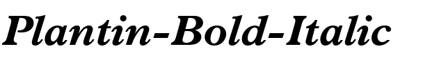 Plantin Bold Italic.ttf