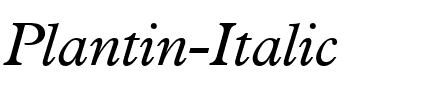 Plantin Italic.ttf