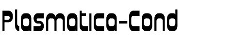 Plasmatica Cond Regular.ttf
