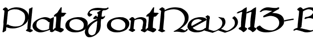 PlatoFontNew113 Bold.ttf