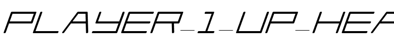 Player 1 Up Heavy Italic Heavy.ttf