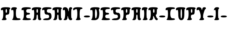 Pleasant Despair .ttf
