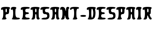 Pleasant Despair Pleasant Despair.ttf