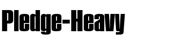 Pledge Heavy Regular.ttf