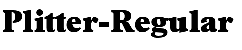 Plitter Regular.ttf