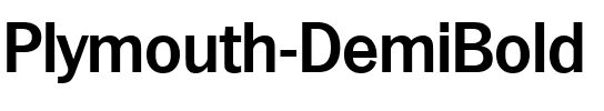 Plymouth-DemiBold Regular.ttf