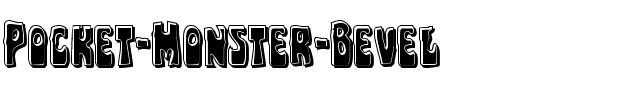 Pocket Monster Bevel Regular.ttf