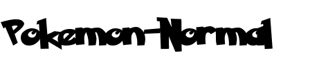 Pokemon  Normal.ttf