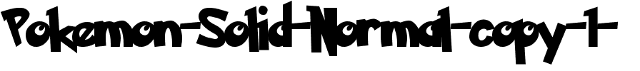 Pokemon Solid Normal.ttf