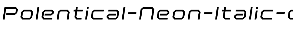 Polentical Neon Italic.ttf