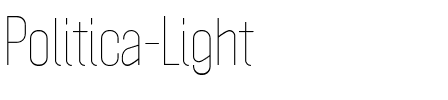 Politica Light.ttf