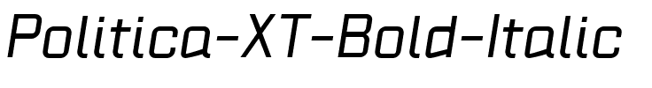 Politica XT Bold Italic.ttf