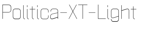 Politica XT Light.ttf