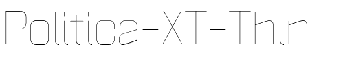 Politica XT Thin.ttf